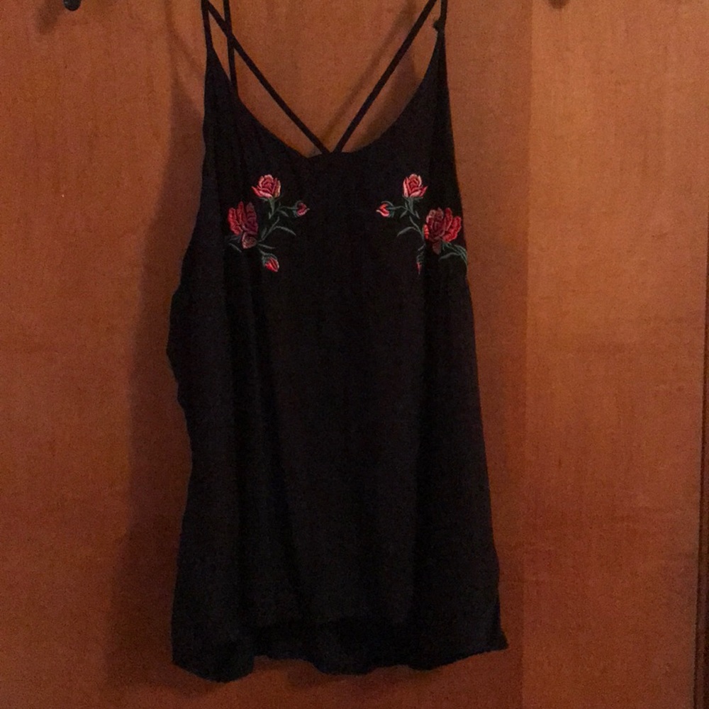 EMBROIDERED TANK TOP
